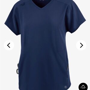 Navy Blue Scrub Tops (3)